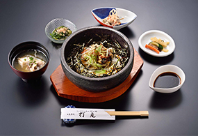 あわびの石焼丼