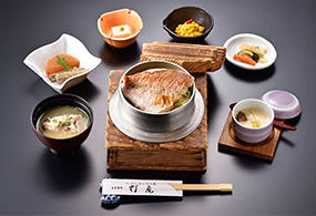 あわびとうにの釜めし膳